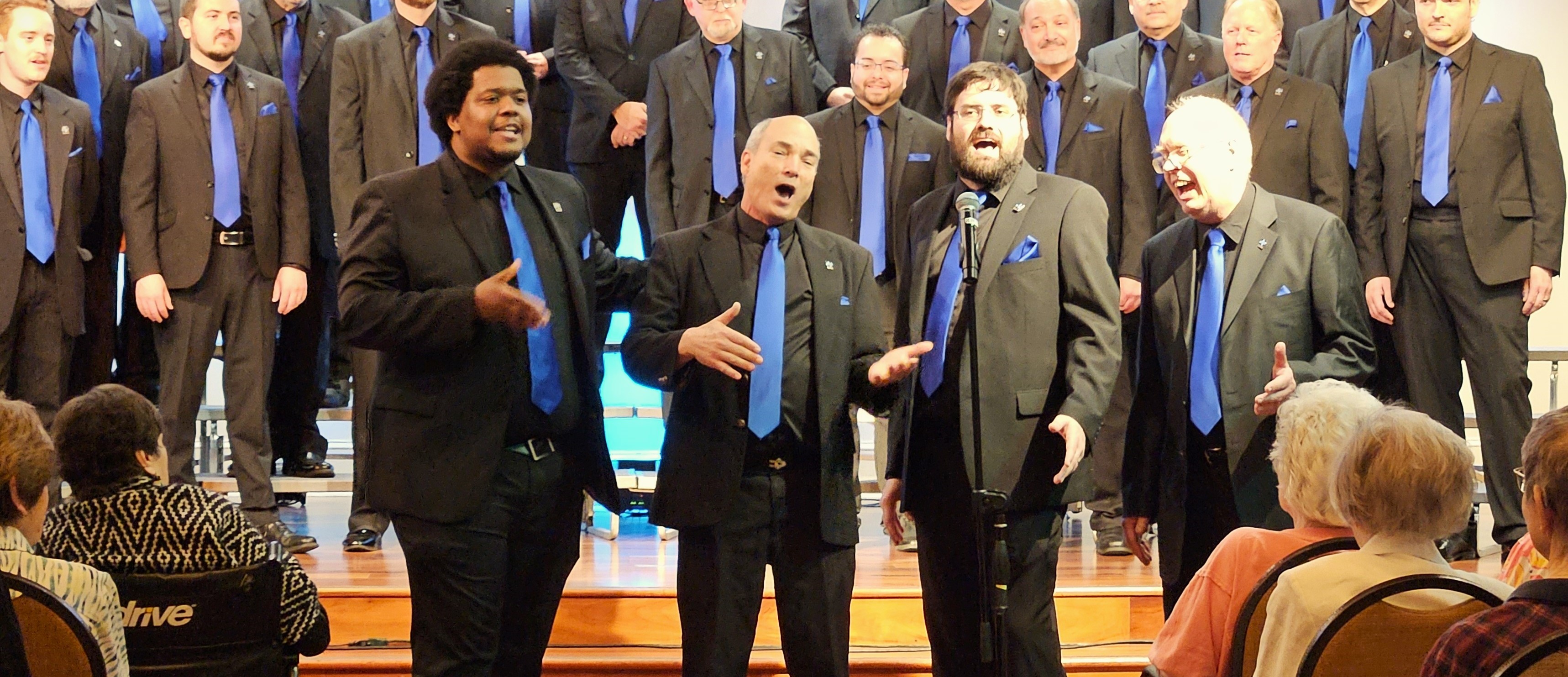 Providing quartets or chorus