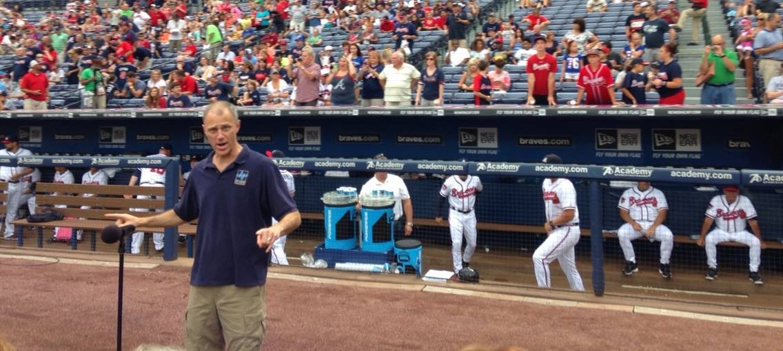 Singing at Atlanta Braves game