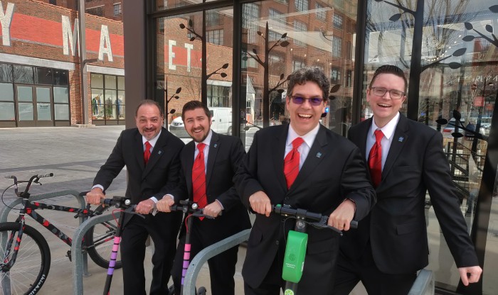Barbershop quartet in Atlanta - Ponce City Market
