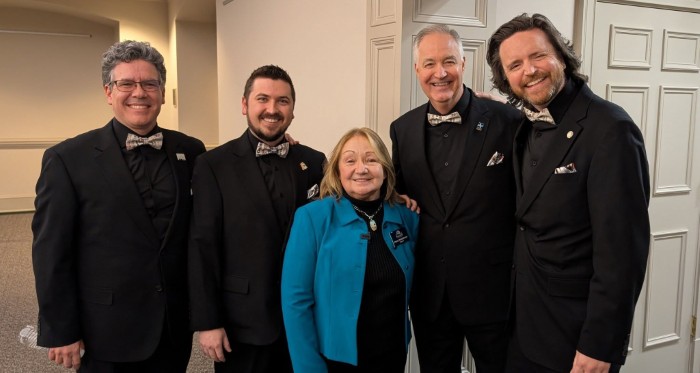 Quartet with Mayor of Roswell